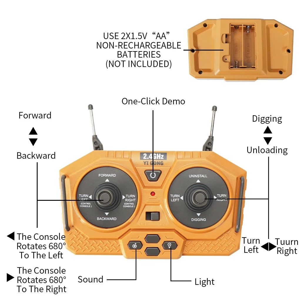 Rc Excavator - Remote Control Excavator - Rc Excavator Hydraulic