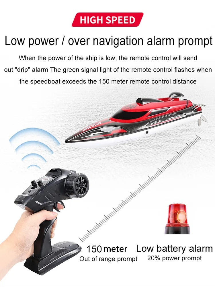 Rc Boat - Remote Control Boat - High Speed Remote Control Racing Ship