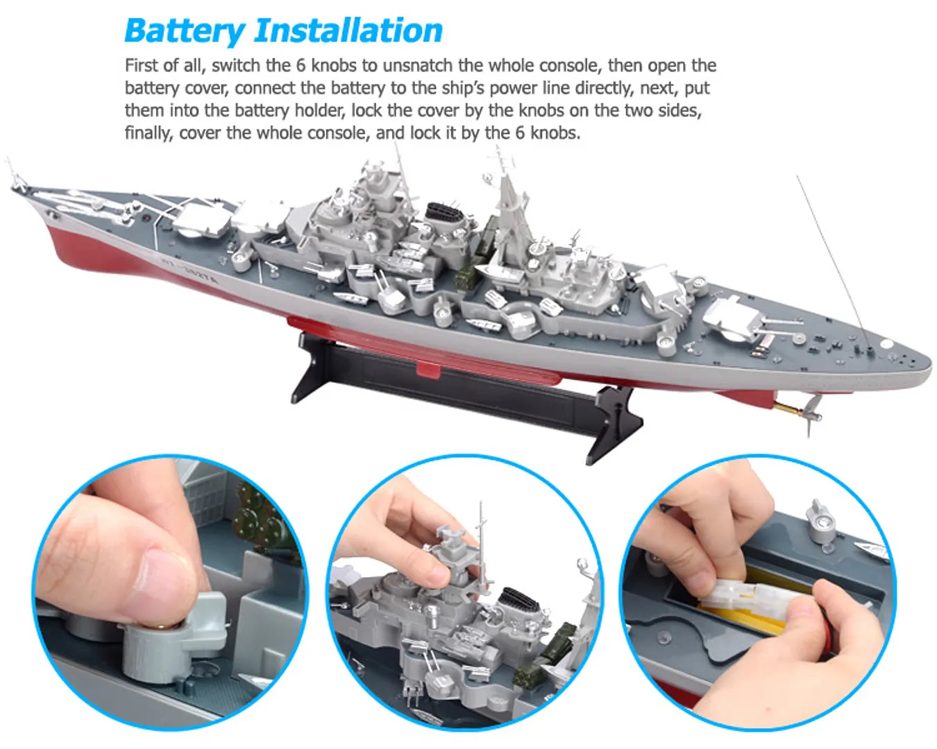 RC Battleship - Radio Control Battleships - RC Boat