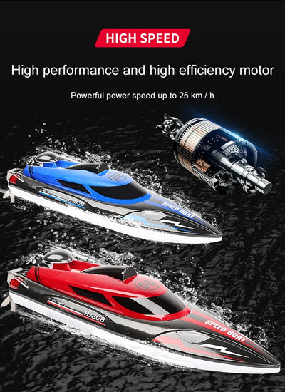 Rc Boat - Remote Control Boat - High Speed Remote Control Racing Ship