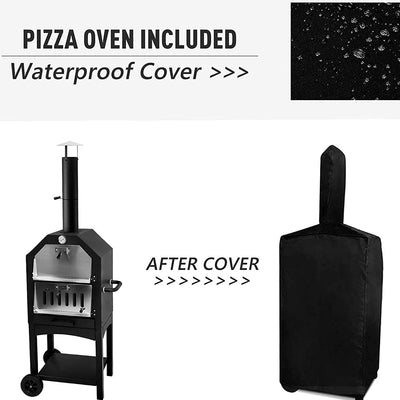 Outdoor Wood Pizza Ovens - Portable Backyard Wood Fired Pizza Oven