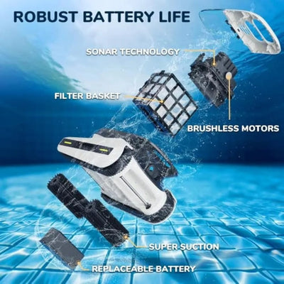 Pool Cleaner - Pool Robot Cleaner - Swimming Pool Robot Cleaner