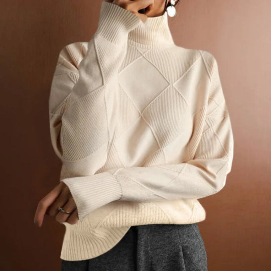 May | Turtleneck Patchwork