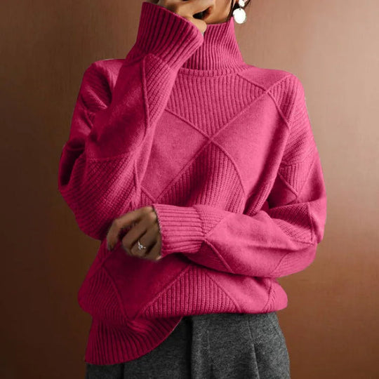 May | Turtleneck Patchwork