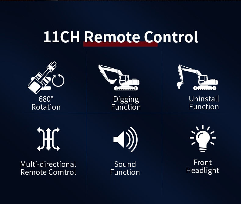 Rc Excavator - Remote Control Excavator - Rc Excavator Hydraulic