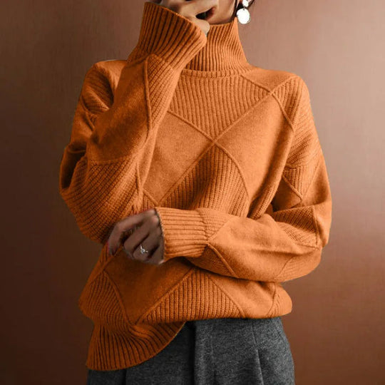 May | Turtleneck Patchwork