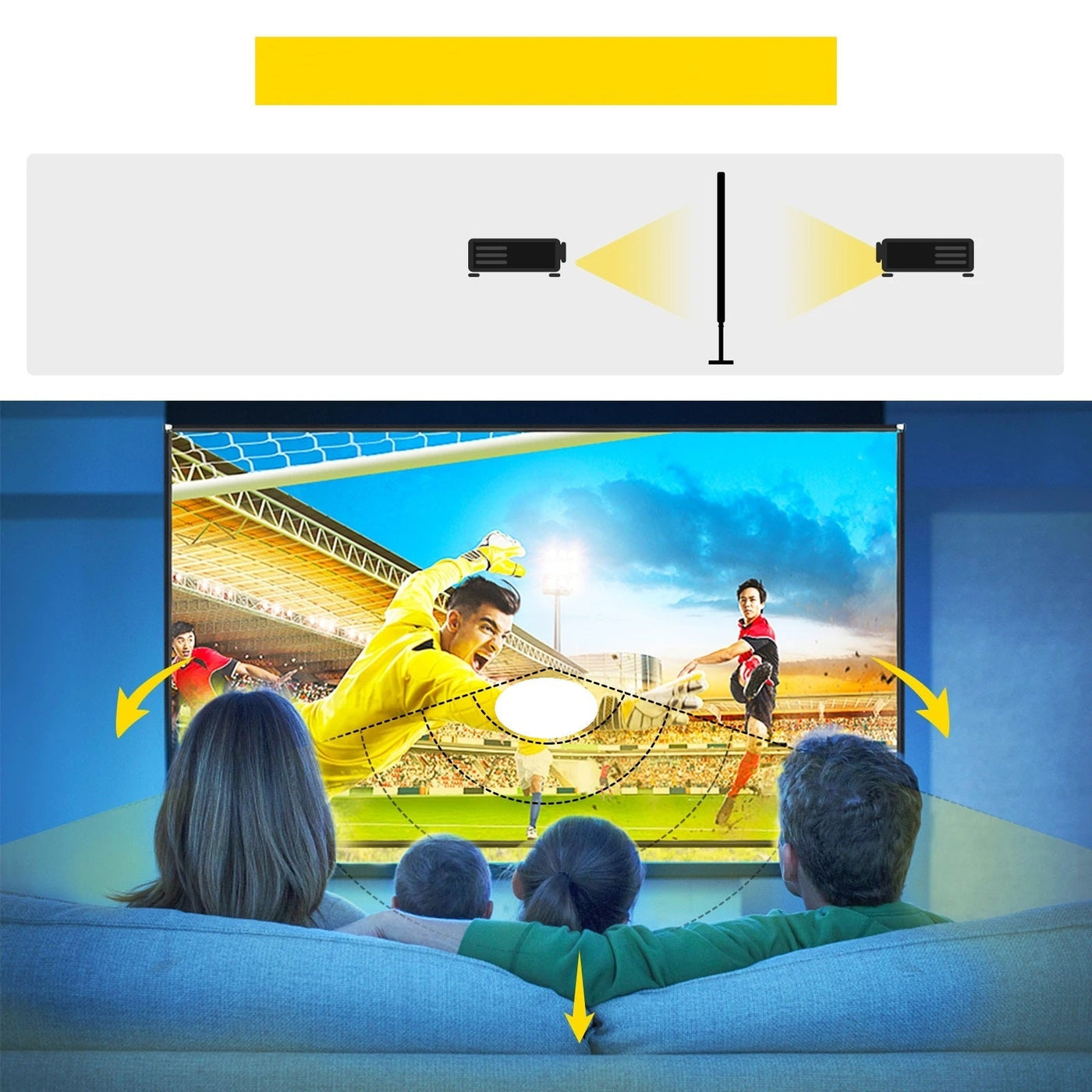 Projector Screen - Outdoor Projector Screen - Outdoor Movie Screen