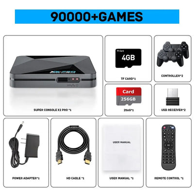 Retro Video Game Console - Retro Game Console Super Console X2 Pro 100.000 Games - Retro Gaming Device