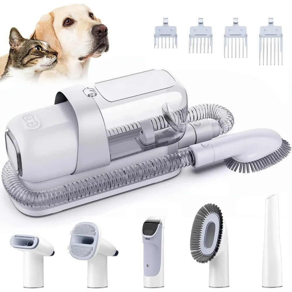 Pet Grooming Vacuum - Dog Vacuum Brush - Dog Grooming Vacuum